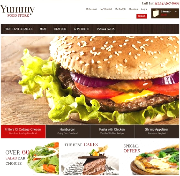 Some Top Free 2015 Magento Themes for your store- Yummy | Knowband