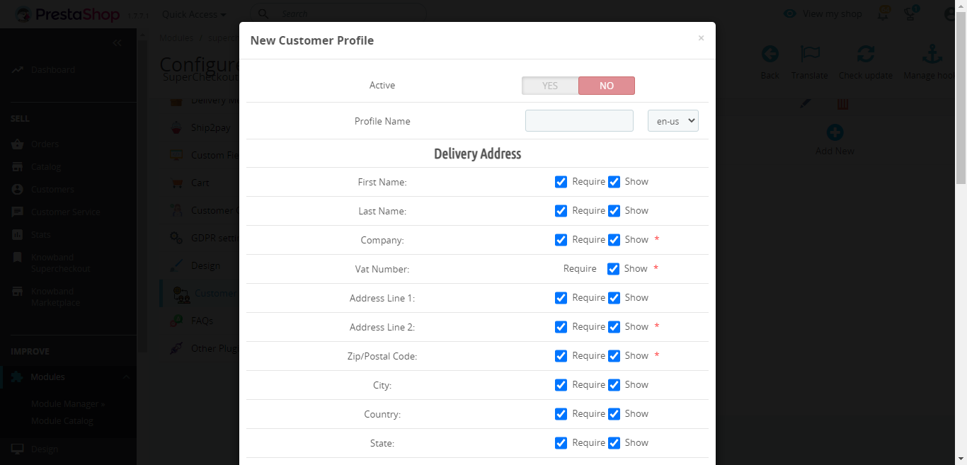 Delivery-address-fields-show-hide-prestashop-one-page-checkout
