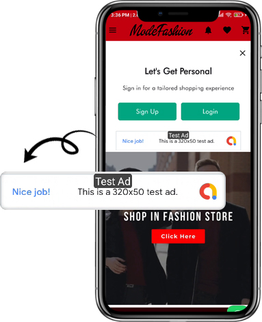 Exemples de publicité pour Knowband-Opencart-Mobile-App-Builder