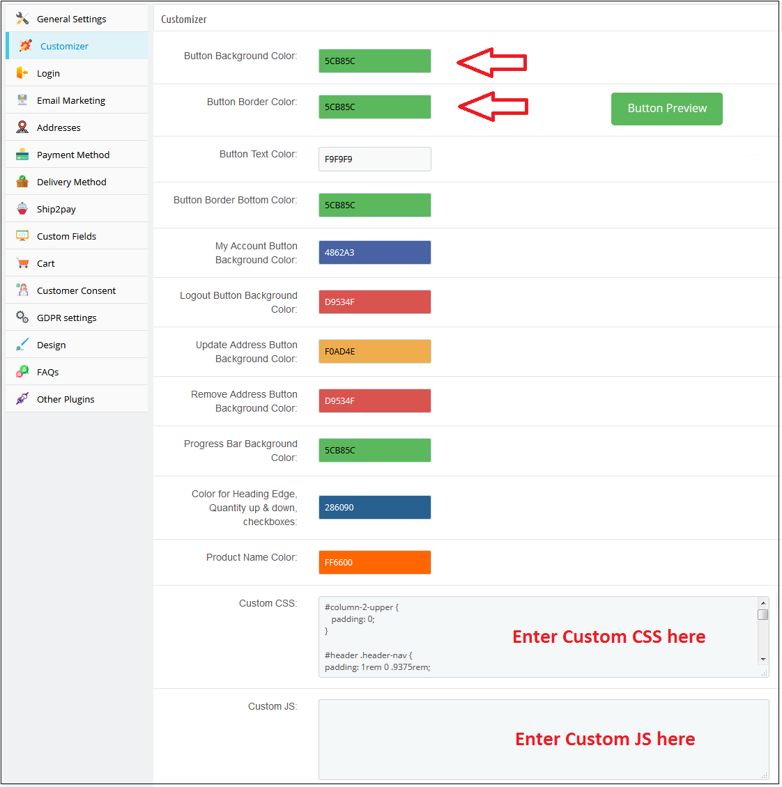 knowband-prestashop-one-page-checkout-module-admin-interface-customizer-settings