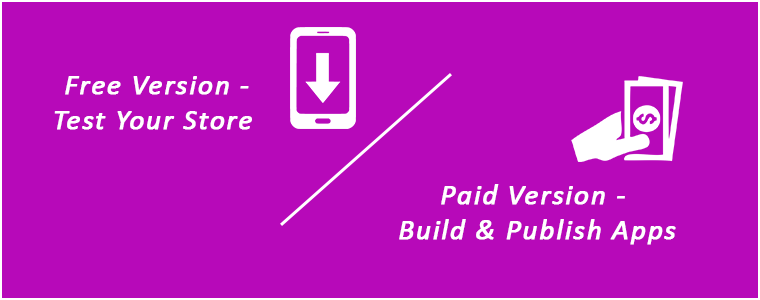 libera versione-test-your-store-and-pagato-versione-build-pubblicare-app