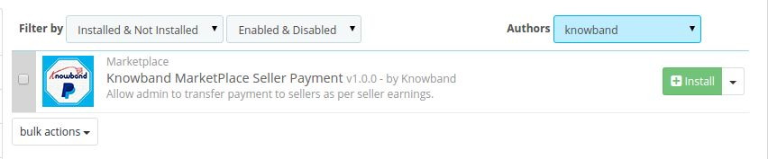 Installation of Prestashop Marketplace Admin to Seller Paypal payment addon
