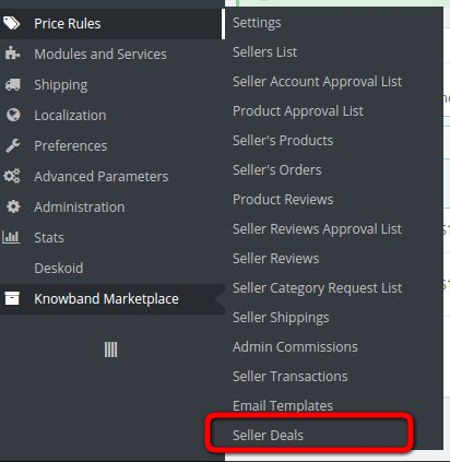 Menu Location of Admin Interfaces | Knowband