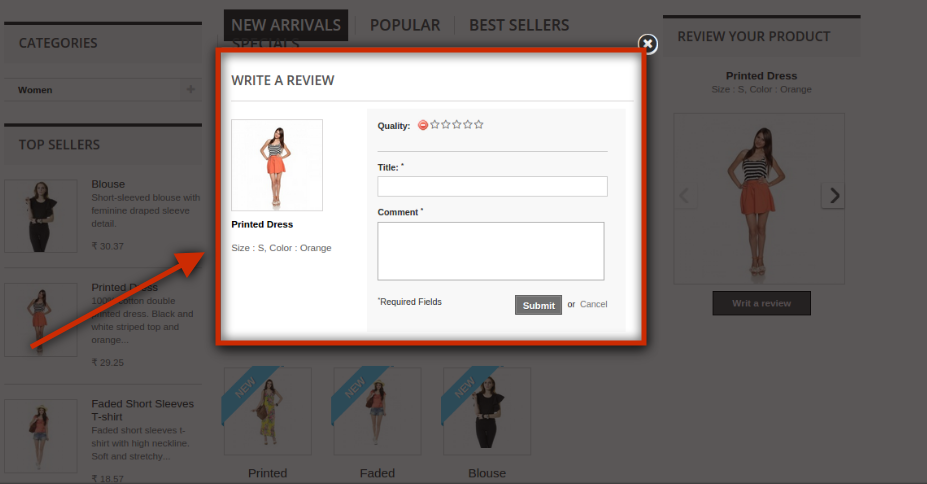 Prestashop Review Booster Addon by Knowband - Front End-2