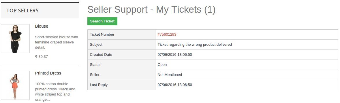 Seller Support of Pestashop Marketplace Customers to Seller Ticket System addon | Knowband