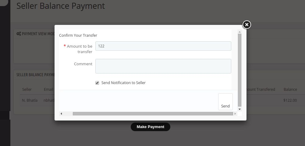 Descripción Los ajustes para la transferencia de pago al vendedor | Knowband