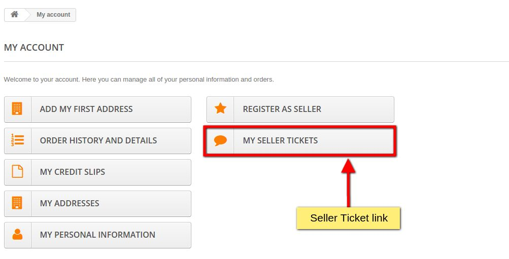 Mój sprzedawca Bilety Pestashop Marketplace Klienci do sprzedawcy Ticket System addon | Knowband