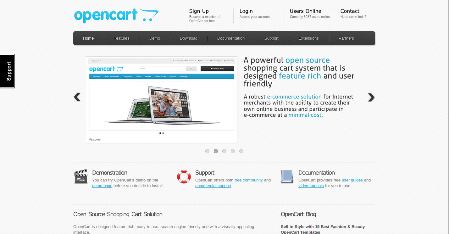 Comment afficher curseur sur une page d'informations spécifiques OpenCart?  |  Knowband