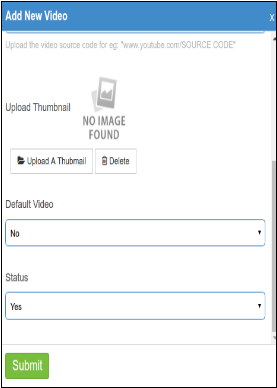 Interfaces compte client- Emplacement du menu-Ajouter un nouveau video2 | Groupe de connaissances