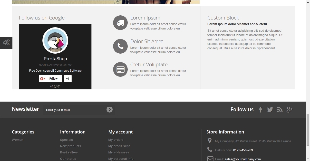 Badge Google Plus Prestashop - Interface Front Office - Étapes Pour améliorer l'interface avant.6 | connaître