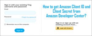 How to get Amazon Client ID and Client Secret from Amazon Developer Center?