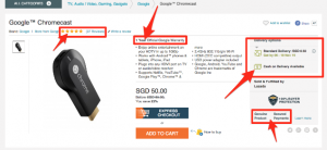 Google Chromecast Product Description
