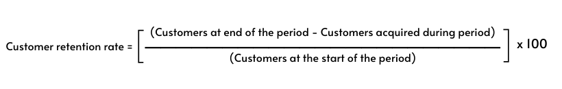 How to calculate customer retention rate?