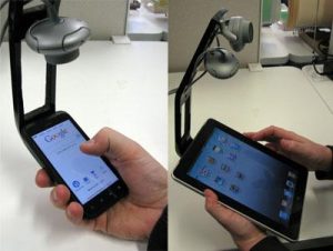 Apps no celular e tablet