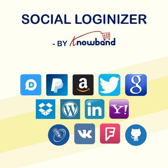 Magento Loginizer Social Extensión |  knowband