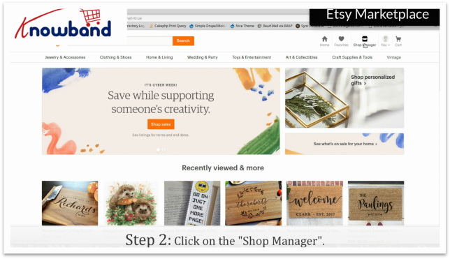 Atualizar o perfil de remessa no Etsy Marketplace
