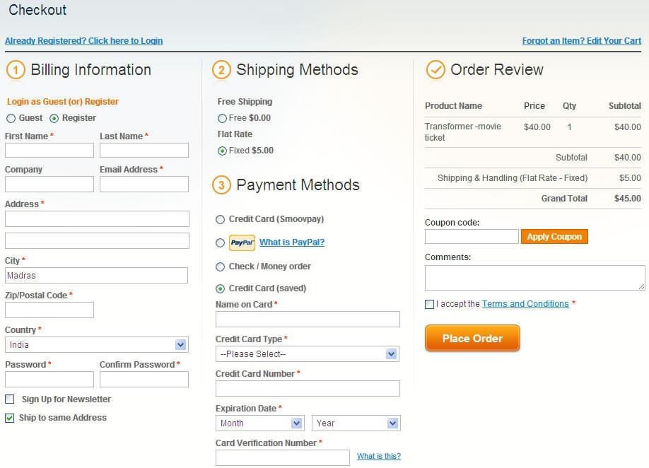 Knowband One Page Checkout