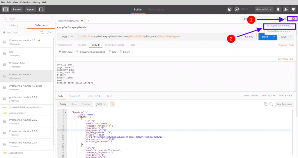 How to use Environments in Postman? - Knowband Blog | Ecommerce Modules