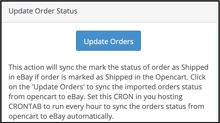 opencart-ebay-aggiornamento-ordine