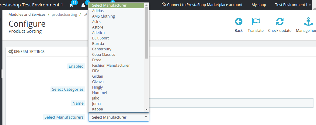 Prestashop Knowband Category Product Display Order Addons