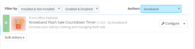 Prestashop Flash Sale Countdown Timer