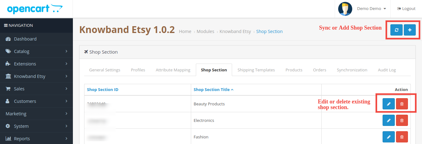 knowband-opencart-etsy-integration-admin-interface-shop-section