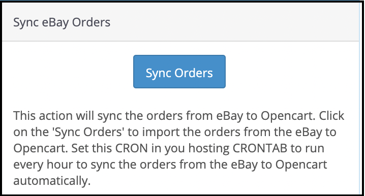 opencart-ebay-order-sync