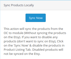 Etsy OpenCart Connector