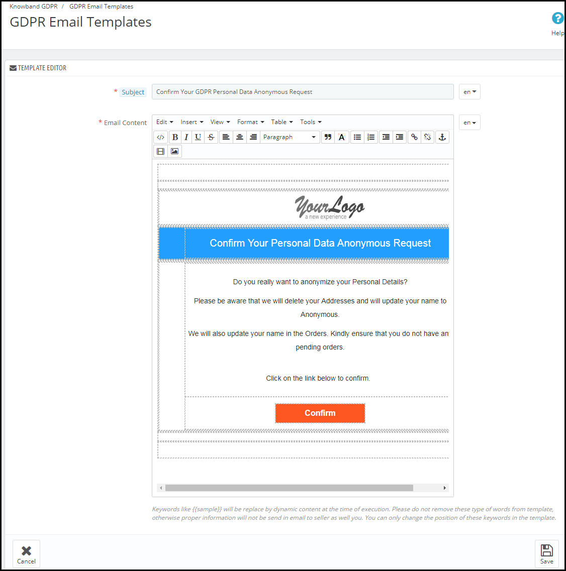 GDPR-personal-dati-richiesta-mail-template