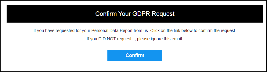 Confrim Your GDPR Request - Knowband