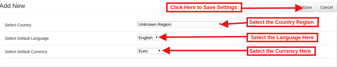 Magento Auto Switch Language and Currency Extension | Add New 