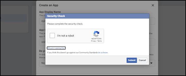 Sicherheitscheck-Facebook-App erstellen
