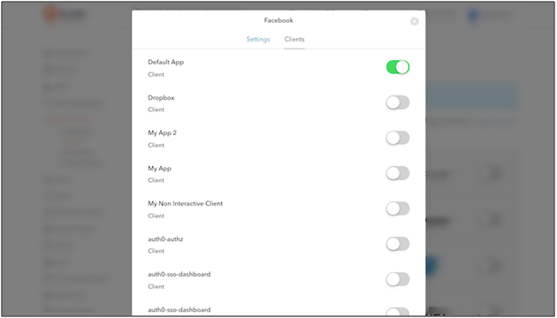 Facebook-und-App-Verbindung