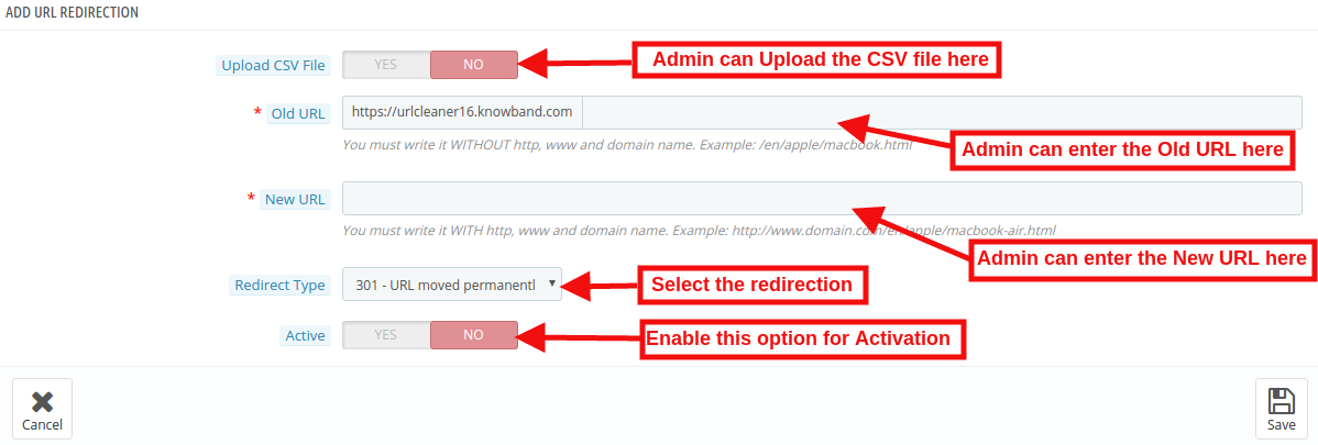 PrestaShop SEO Optimizer - Nettoyer les URL et le module de redirection 301 / 302 / 303 | Redirection des URL anciennes vers nouvelles