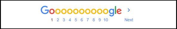 Pagination in Google Search result