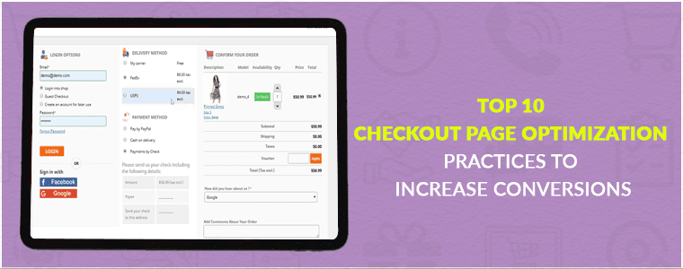 Checkout Page Optimization