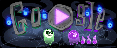 Google Logo Halloween-Marketing