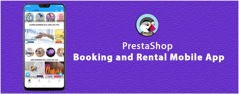 PrestaShop Booking and Rental Mobile App