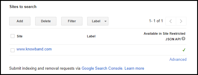 Motore Google Ricerca personalizzata