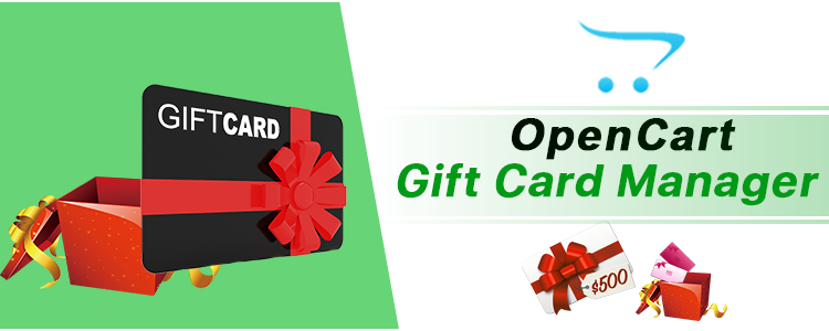 OpenCart Gift Card Manager