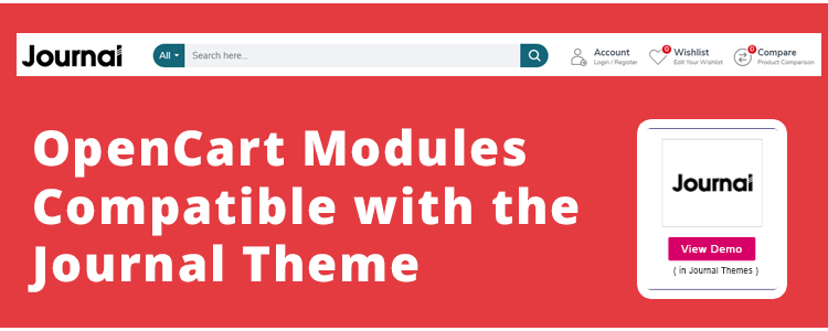 OpenCart Modules Compatible with the Journal Theme
