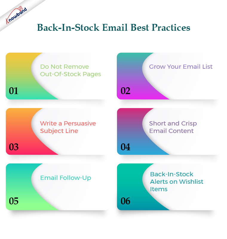 Wiederauf Lager-E-Mail-Best Practices