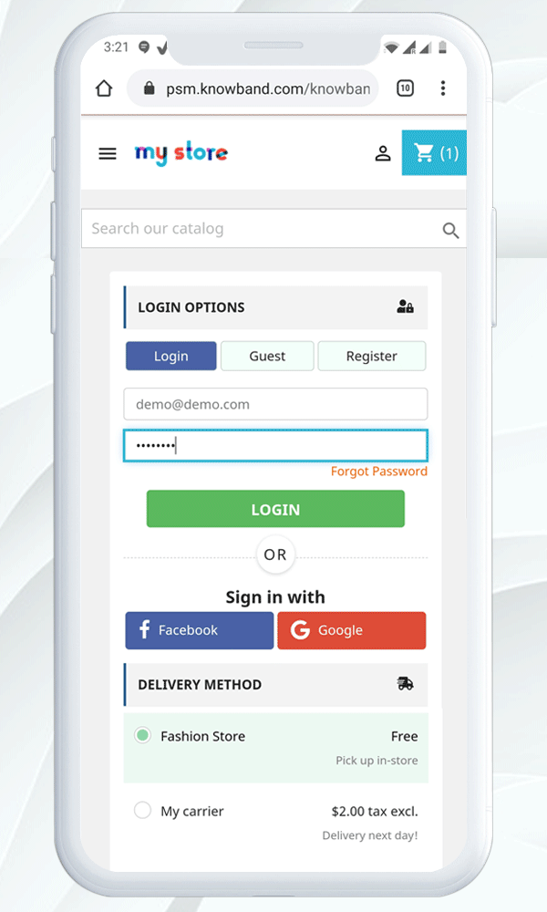 mobile-login-single-page-checkout-OpenCart