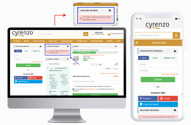 cyrenzo-Knowband-PrestaShop-one-page-checkout-live-example