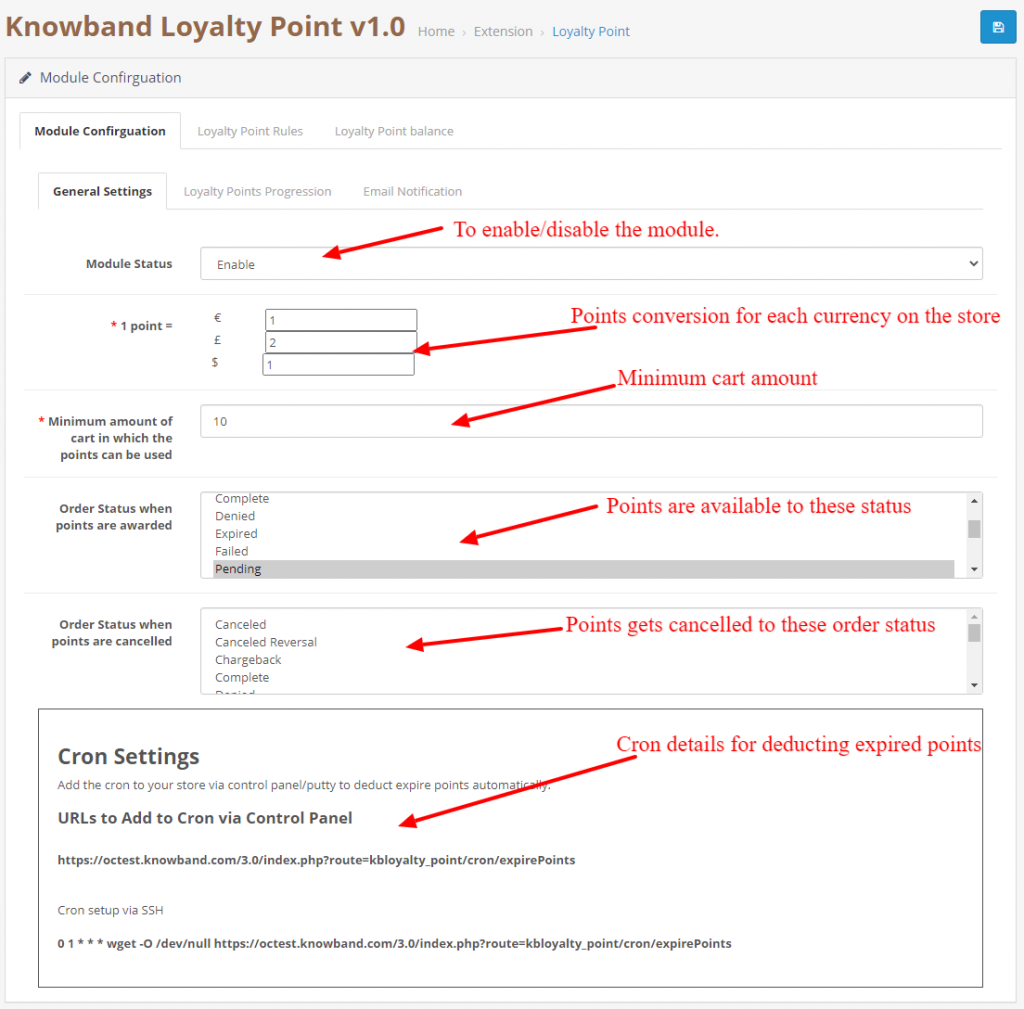 opencart-loyalty-points-extension_module-configuration