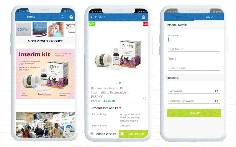 Frankreich-E-Commerce-Magento-Mobile-App-Builder-Module-E-Commerce-für Medizin