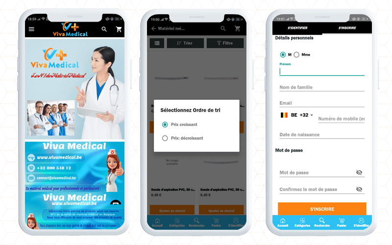 Viva Medical-Francia-ecommerce-prestashop-mobile-app-builder-module-ecommerce