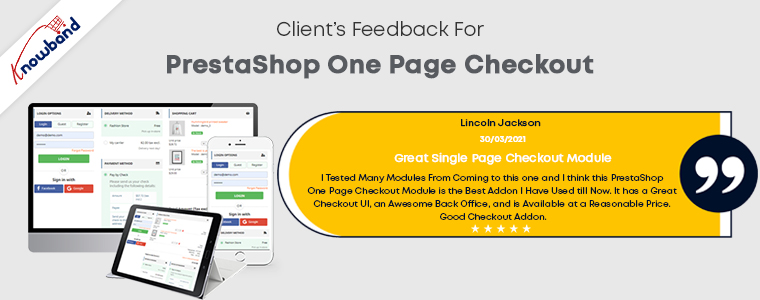 The One Page Checkout Module by Knowband is a must - Know more!