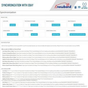 Integração Prestashop ebay por recursos de sincronização de banda de conhecimento