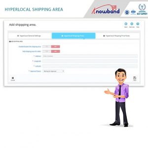 Funkcja strefy wysyłki Prestashop Hyperlocal Marketplace według knowband